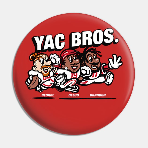 George Kittle Yac Bros Pin by Chunta_Design