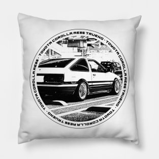 TOYOTA COROLLA AE86 TRUENO Black 'N White 4 Pillow