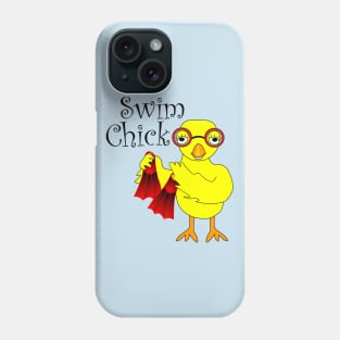 Swim Chick Text Phone Case