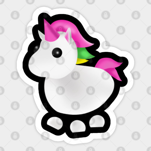 Adopt Me Roblox Unicorn Adopt Me Roblox Sticker Teepublic - roblox adopt me how to get a unicorn