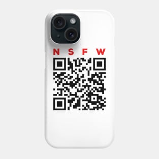 Rick Roll QR Code - NSFW Phone Case