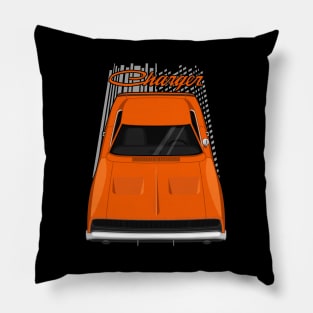 Dodge Charger 1968 - Orange Pillow