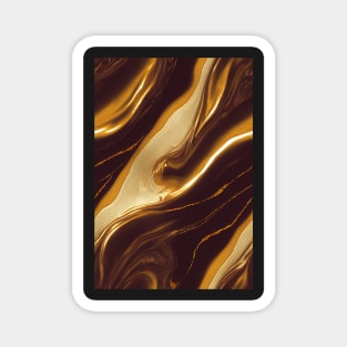 Gild Marble Gold Stone Pattern Texture #1 Magnet