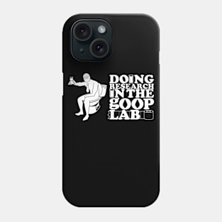 Doing Research - White Phone Case