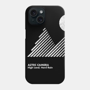 Aztec Camera / High Land, Hard Rain / Minimal Graphic Design Tribute Phone Case