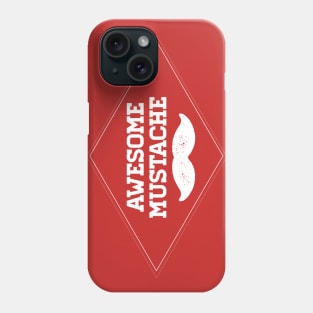 Awesome Mustache (light) Phone Case