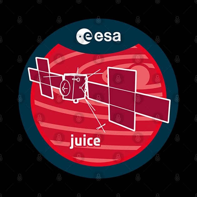 ESA Juice Logo Jupiter Icy Moons Explorer by Mikael Wayne