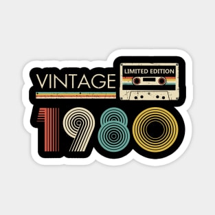 Vintage 1980 Limited Edition Cassette Magnet