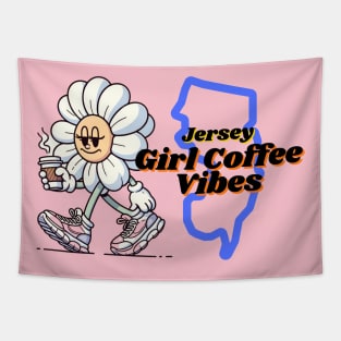 Jersey Girl Coffee Vibes Tapestry