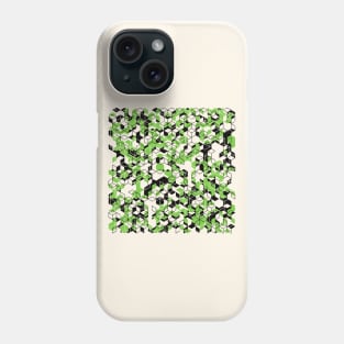 Geometric Exploration VI - Data Chaos (Inverted colors) Phone Case