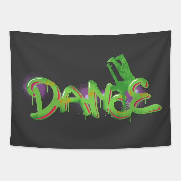 Hip Hop dance Tapestry by magenta-dream