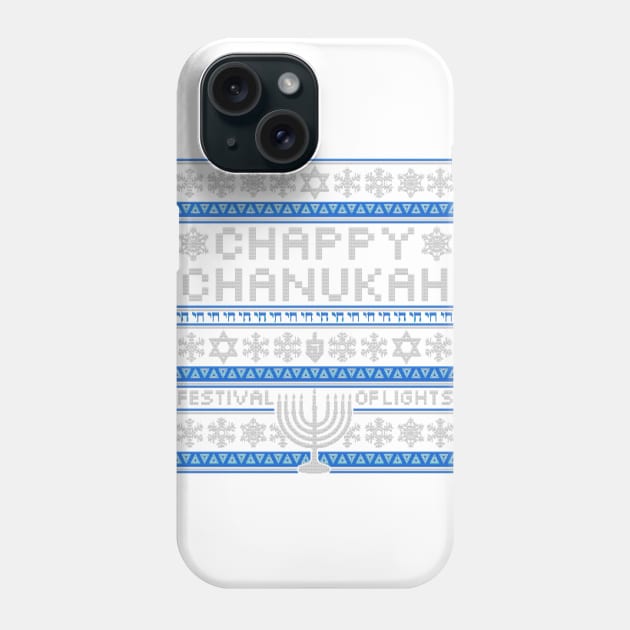 Chappy Chanukah Sweater Phone Case by JCD666