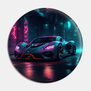 Underground Velocity Sports Car Pin