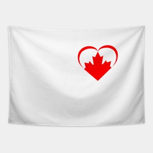 Small Canada Heart Tapestry