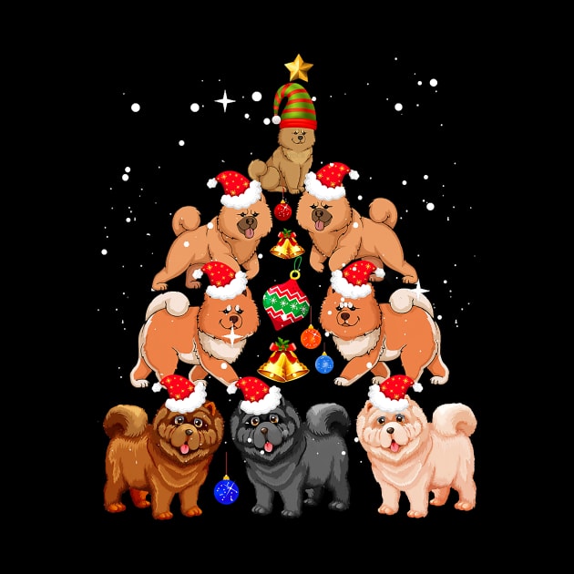 Chow Chow Christmas Tree by IainDodes