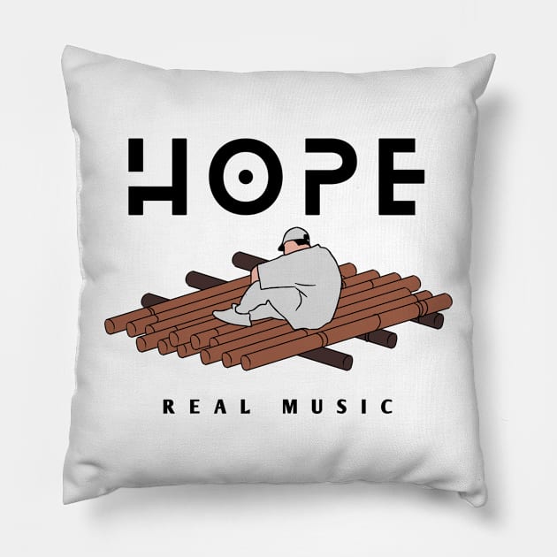 HOPE by NF Pillow by Lottz_Design 