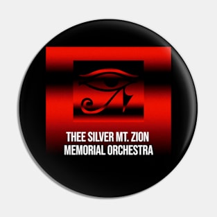 A Silver Mt. Zion Memorial orchestra Pin