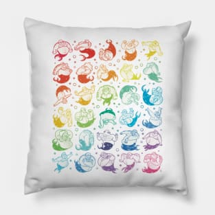 MerBears Print (Light) Pillow