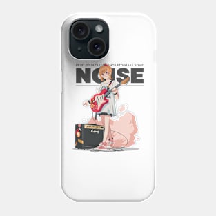 plung your guitar and lets make some noise Phone Case