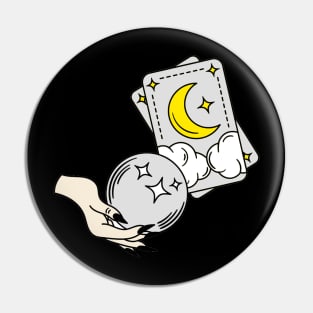 WICCA HANDS (BLACK)- Pin