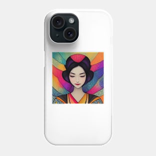 Japanese Woman - Enhance Creative Phone Case