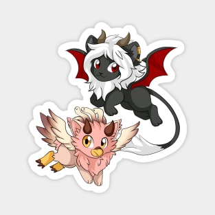 Chibi Razi and Cesi Magnet