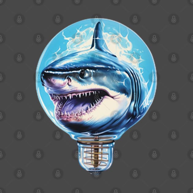 shark in a light bulb by GAGO5