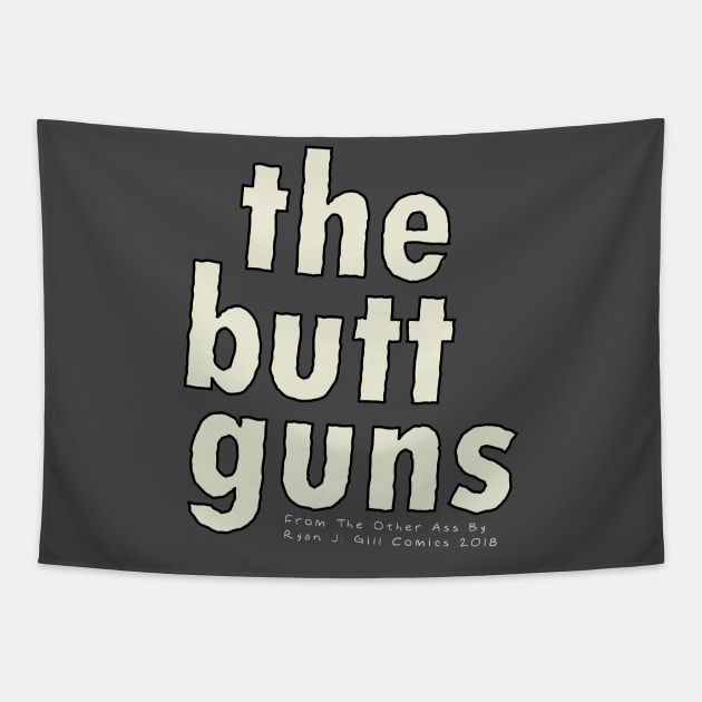 The Butt Guns (Webcomic Band) Tapestry by RyanJGillComics