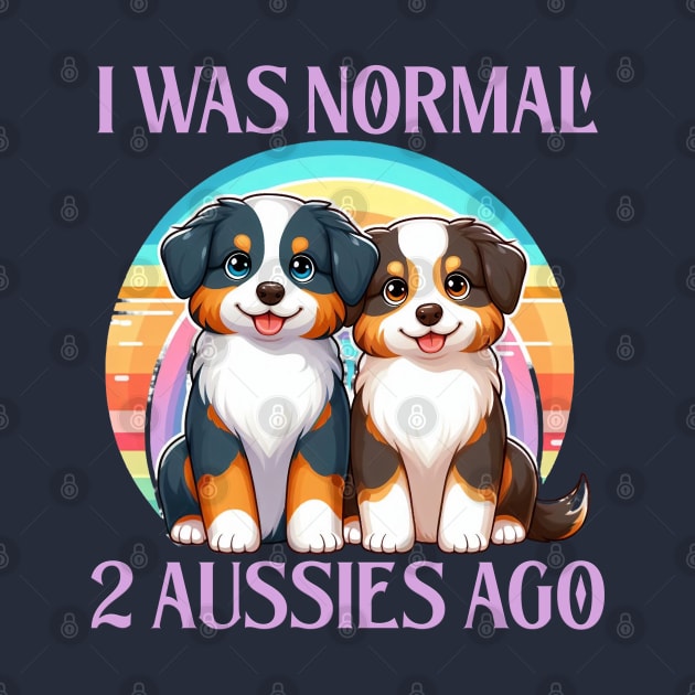 Australian Shepherd Kids by BukovskyART