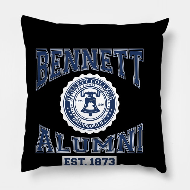 Bennett 1873 College Apparel Pillow by HBCU Classic Apparel Co