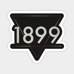 1899 Brown Logo Magnet