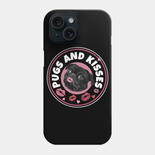 Pugs and Kisses Phone Case