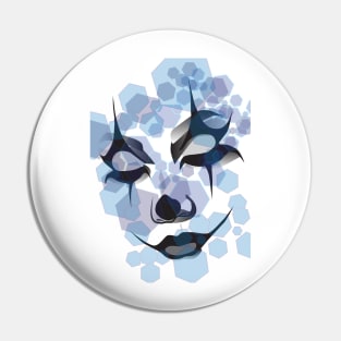 Venice Carnival. Sad Harlequin Pin