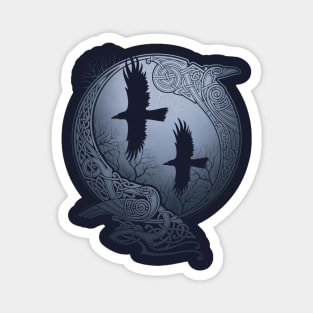 ODIN'S RAVENS Magnet