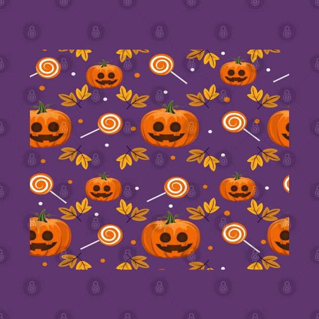 Halloween pattern by DragonTees