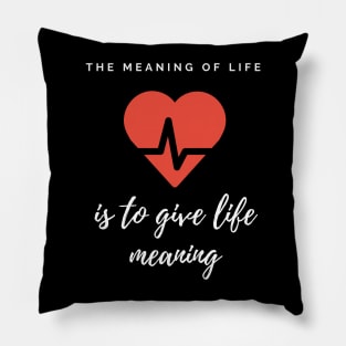 The meaning of life Pillow