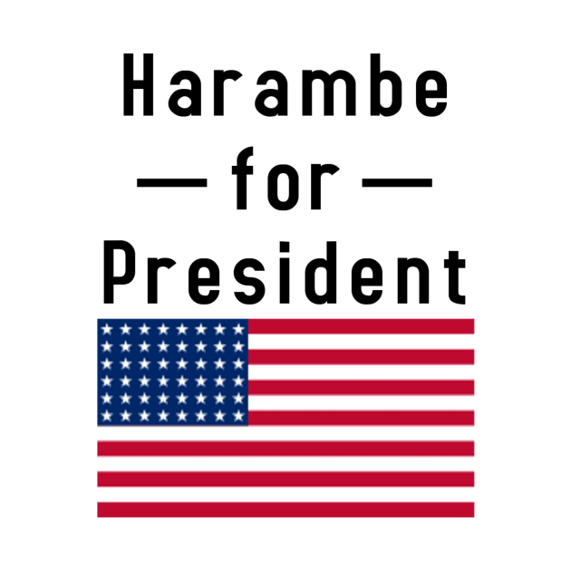 Harambe for President by tziggles