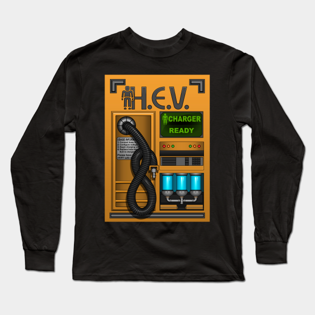 Half Life - HEV Charger - Half Life - Long Sleeve T-Shirt | TeePublic