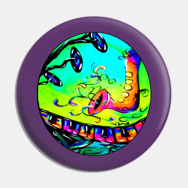 Electric funky music Pin by artbyomega