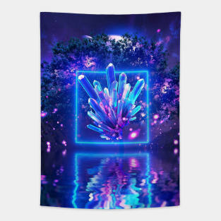 Neon Jewel Tapestry