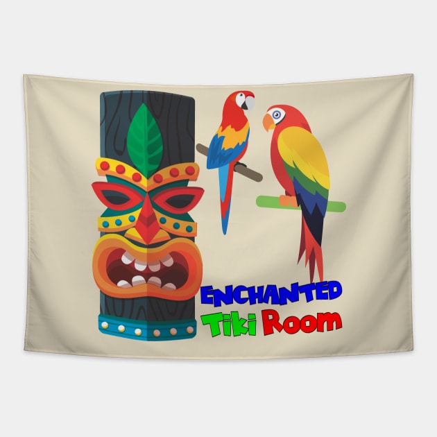 Enchanted Tiki Room Tapestry by Cartel