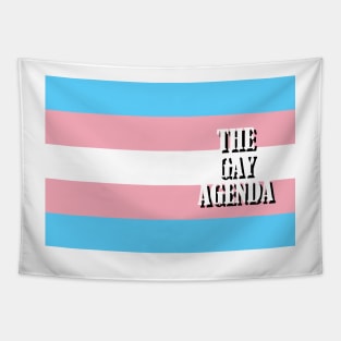 The Gay Agenda - Transgender Flag Tapestry