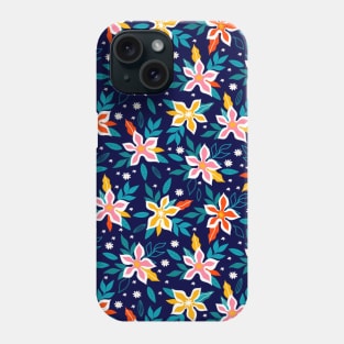 Colorful Abstract Beautiful Floral Pattern Artwork Phone Case