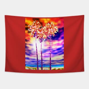 Venice Beach Palms Tapestry