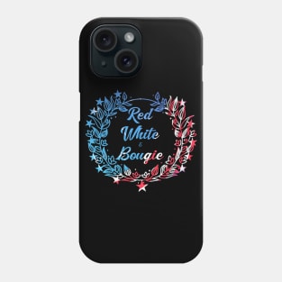 Red, White, and Bougie American Pride Banner Phone Case