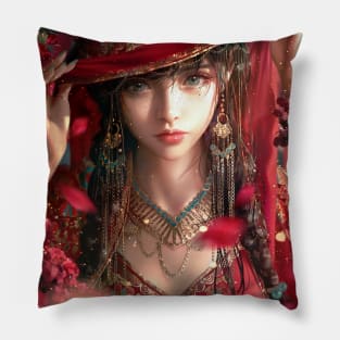 Red Gold Pillow