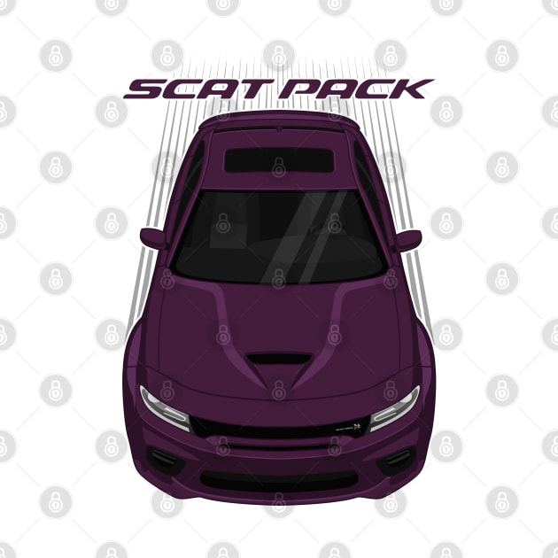 Dodge Charger Scat Pack Widebody - Hellraisin Purple by V8social