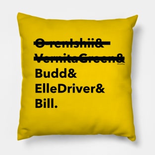 Kill Bill Ampersand Crossout Pillow