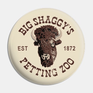 Big Shaggy Bison Petting Zoo Pin