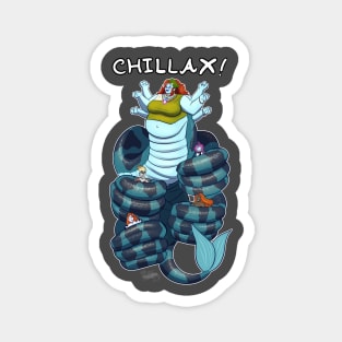 Chillax With Mina Conda Magnet